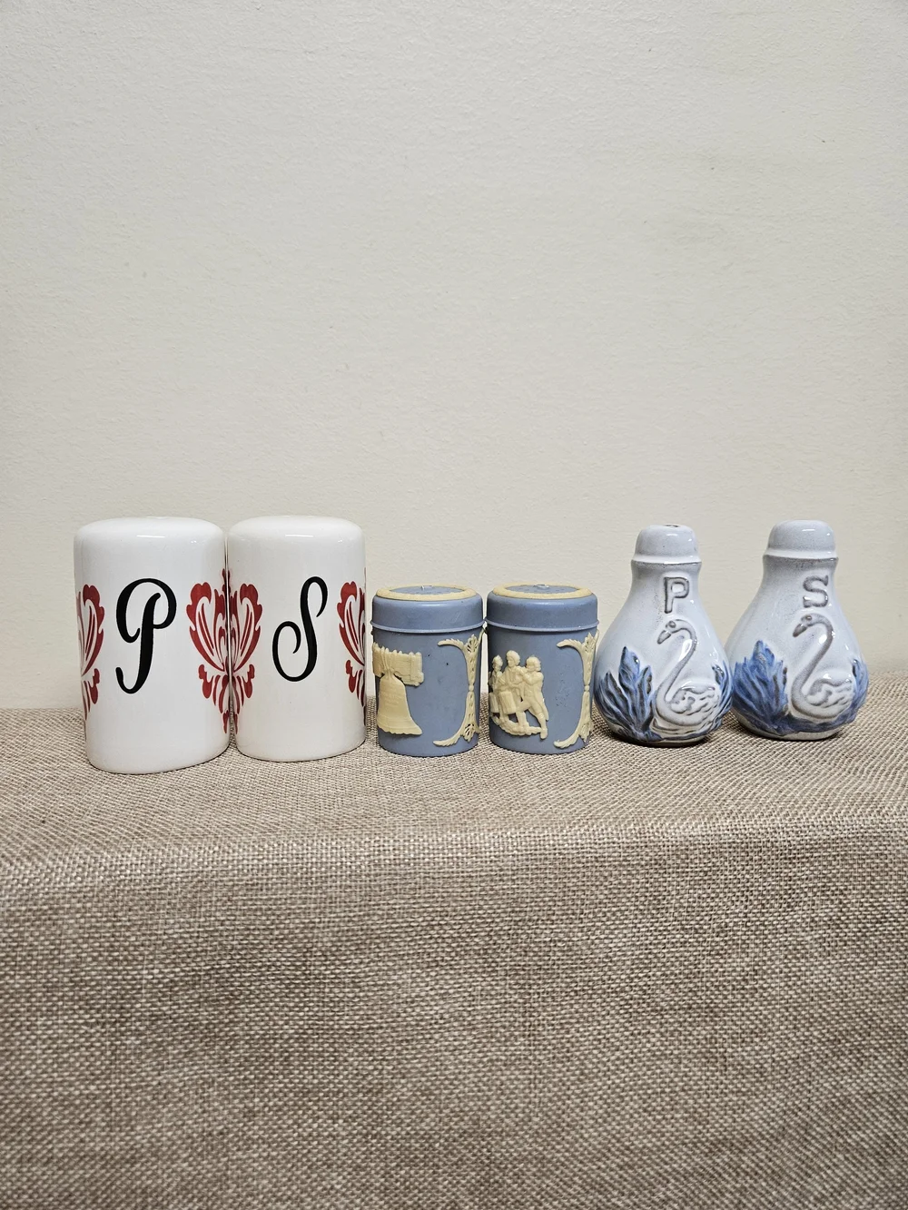 Vintage Salt & Pepper Shakers - 3 Sets